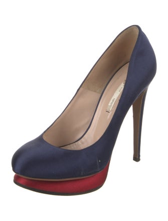 Nicholas Kirkwood Satin Pumps
