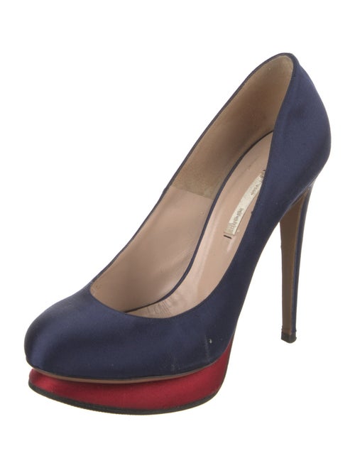 Nicholas Kirkwood Satin Pumps