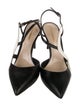 Nicholas Kirkwood Leather Colorblock Pattern Slingback Pumps