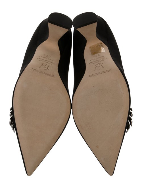 Nicholas Kirkwood Suede Crystal Embellishments Pumps