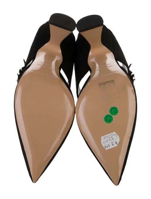 Nicholas Kirkwood Suede Crystal Embellishments Mules