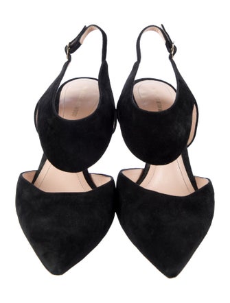 Nicholas Kirkwood Suede Slingback Pumps