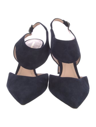 Nicholas Kirkwood Suede Slingback Pumps