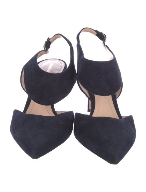 Nicholas Kirkwood Suede Slingback Pumps