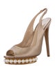 Nicholas Kirkwood Satin Slingback Pumps