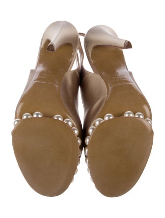 Nicholas Kirkwood Satin Slingback Pumps