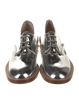 Nicholas Kirkwood Faux Pearl Accents Patent Leather Oxfords