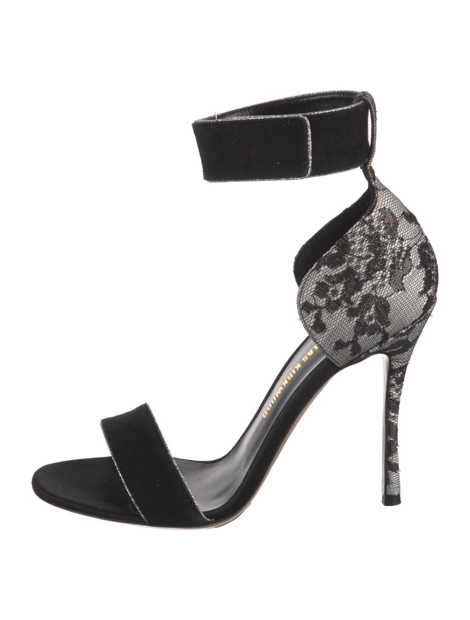 Nicholas Kirkwood Suede Glitter Accents Sandals