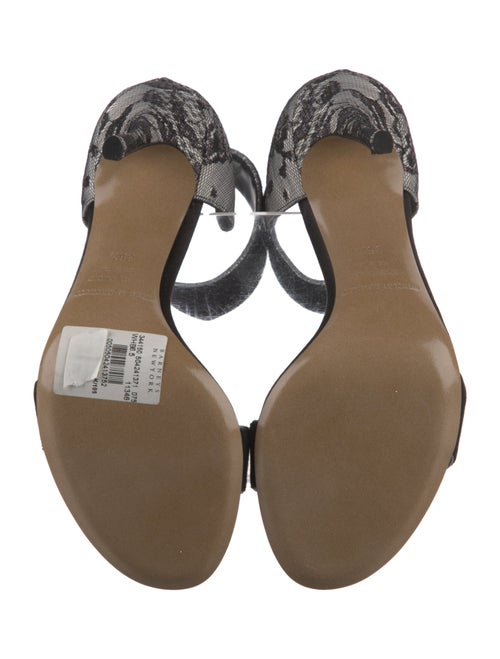 Nicholas Kirkwood Suede Glitter Accents Sandals