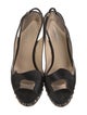 Nicholas Kirkwood Faux Pearl Accents Satin Slingback Pumps
