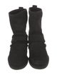 Nicholas Kirkwood Faux Pearl Accents Suede Moto Boots