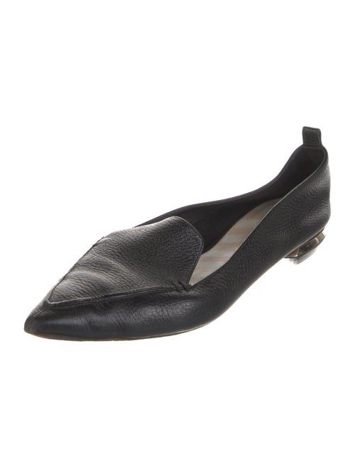 Nicholas Kirkwood Leather Flats