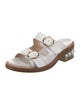 Nicholas Kirkwood Faux Pearl Accents Leather Slides