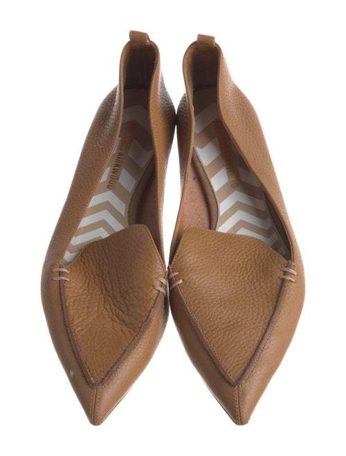 Nicholas Kirkwood Leather Flats