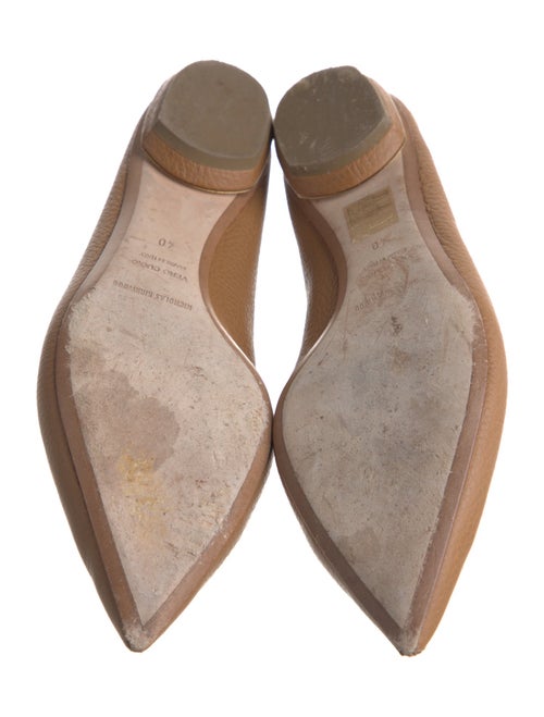 Nicholas Kirkwood Leather Flats