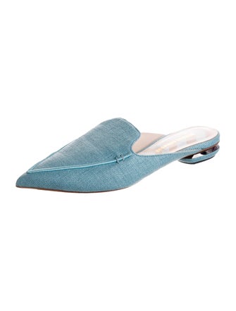 Nicholas Kirkwood Canvas Mules