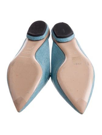 Nicholas Kirkwood Canvas Mules