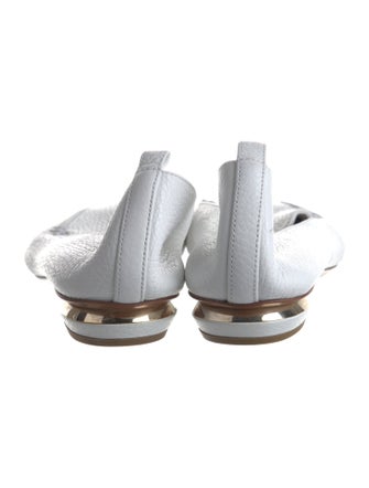 Nicholas Kirkwood Leather Flats