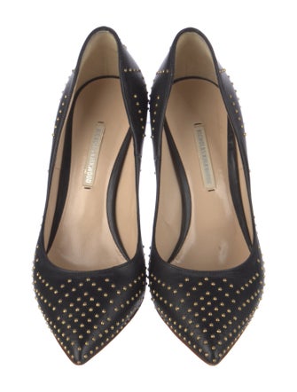 Nicholas Kirkwood Leather Studded Accents Pumps