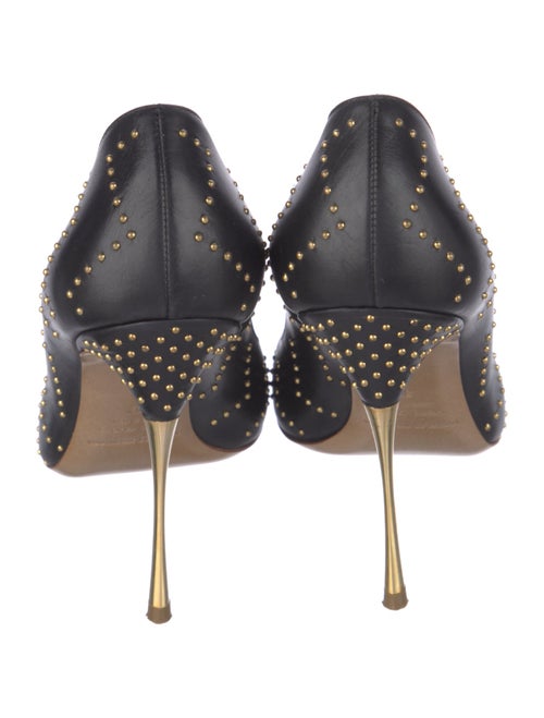 Nicholas Kirkwood Leather Studded Accents Pumps