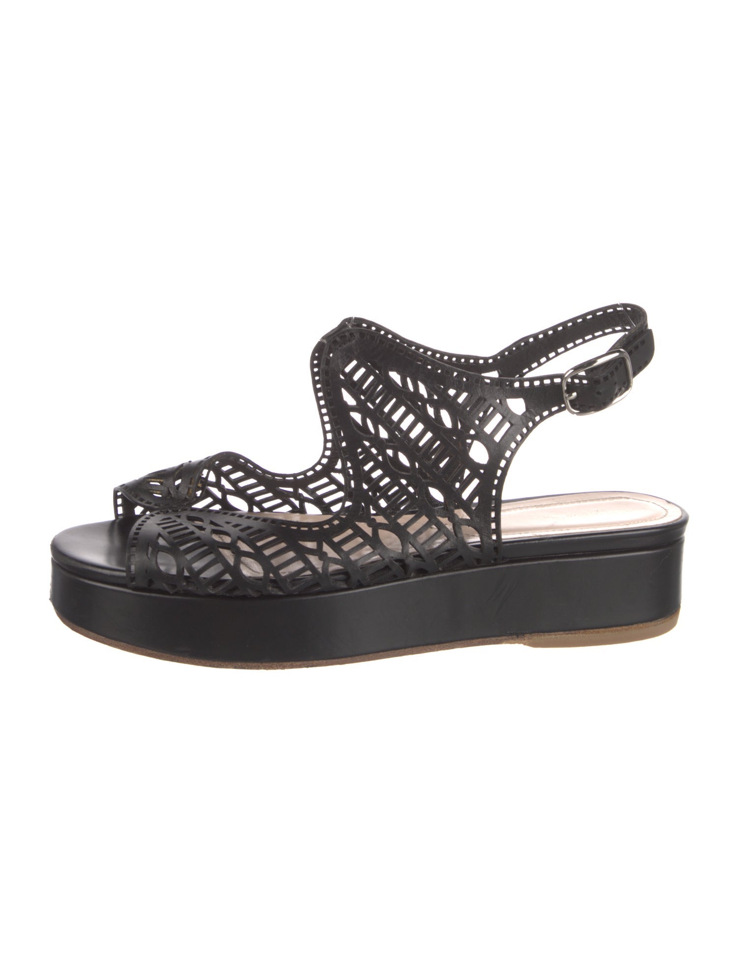 Nicholas Kirkwood Leather Slingback Sandals