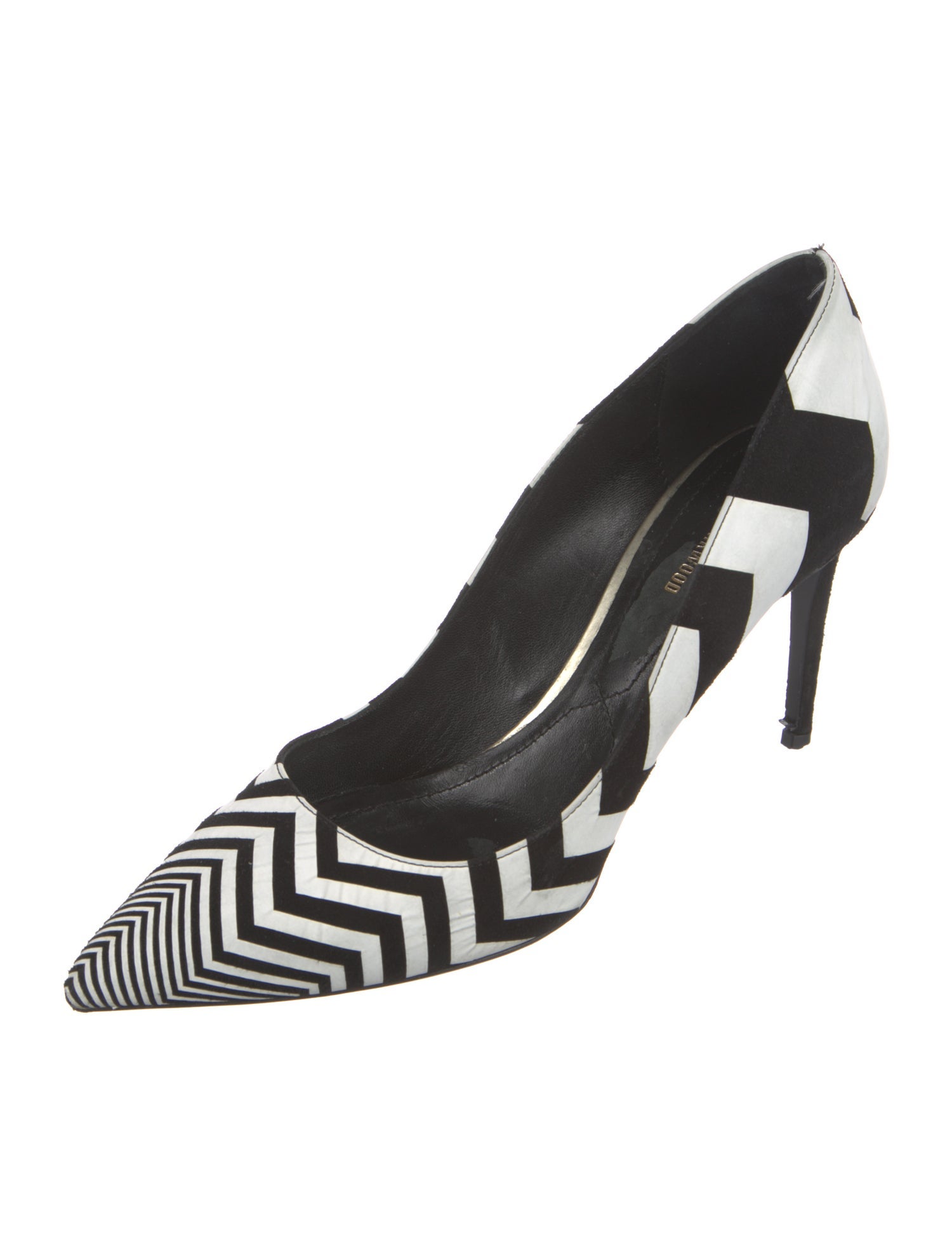Nicholas Kirkwood Suede Striped Pumps