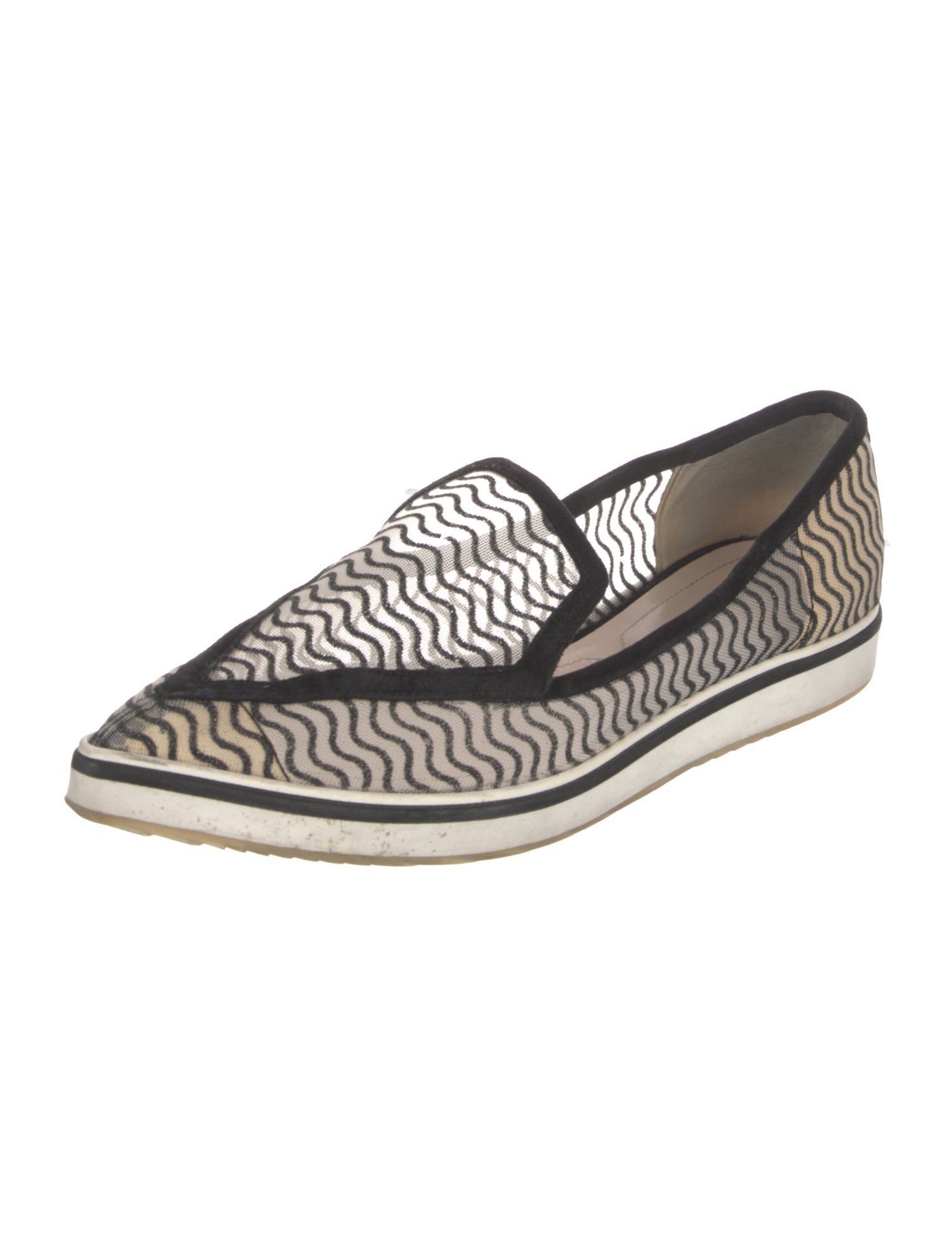 Nicholas Kirkwood Mesh Printed Loafers