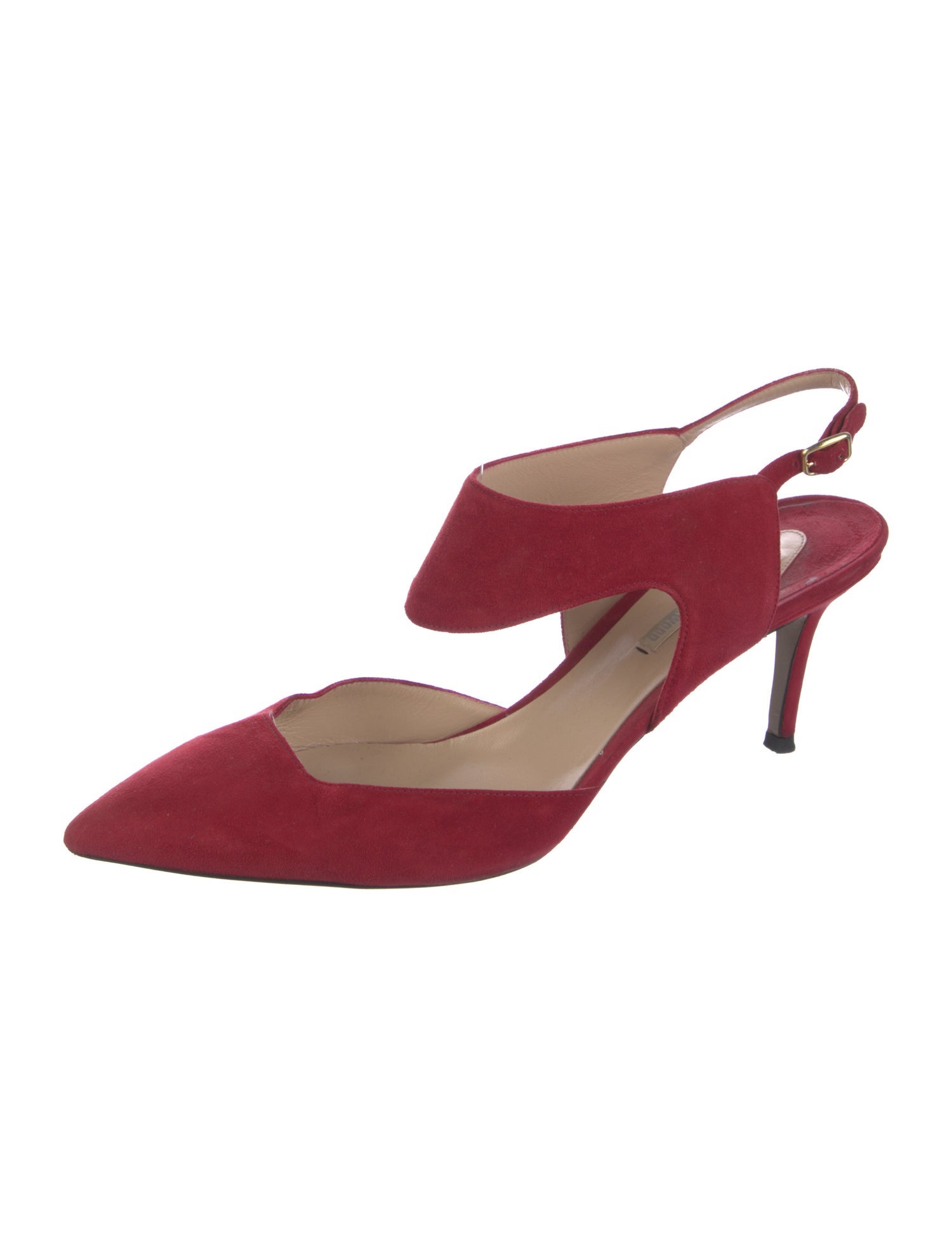 Nicholas Kirkwood Suede Slingback Pumps