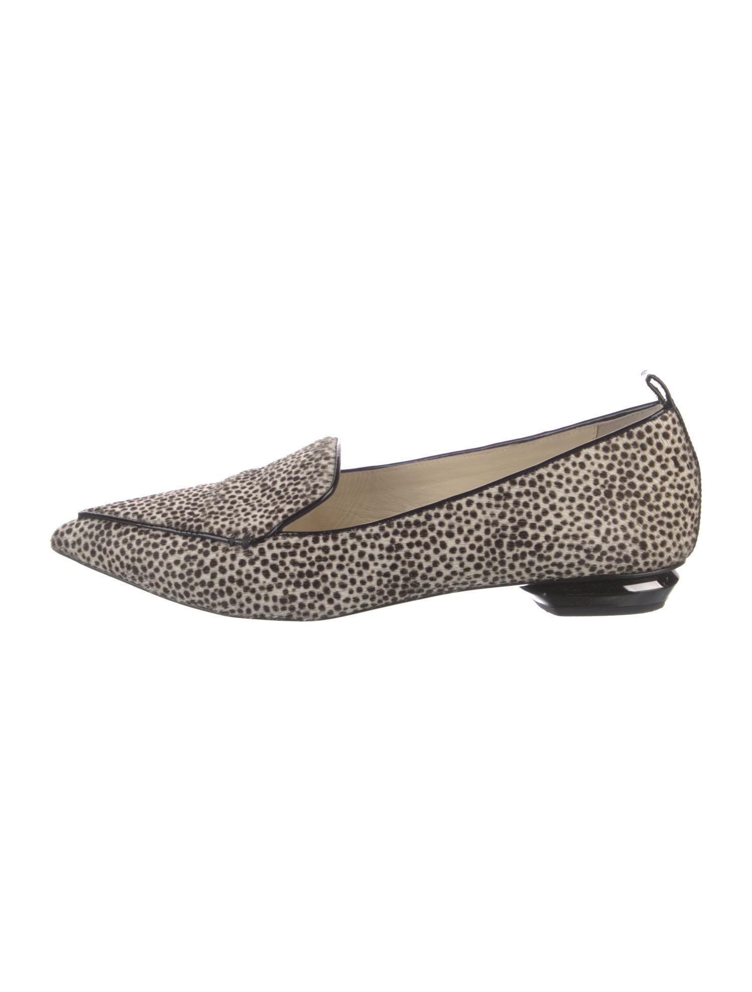 Nicholas Kirkwood Ponyhair Animal Print Loafers