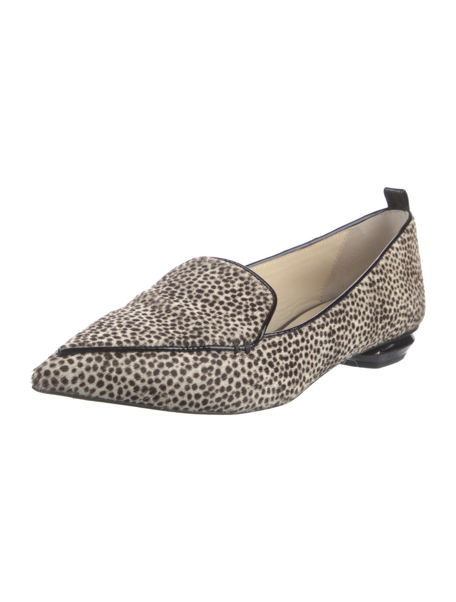 Nicholas Kirkwood Ponyhair Animal Print Loafers