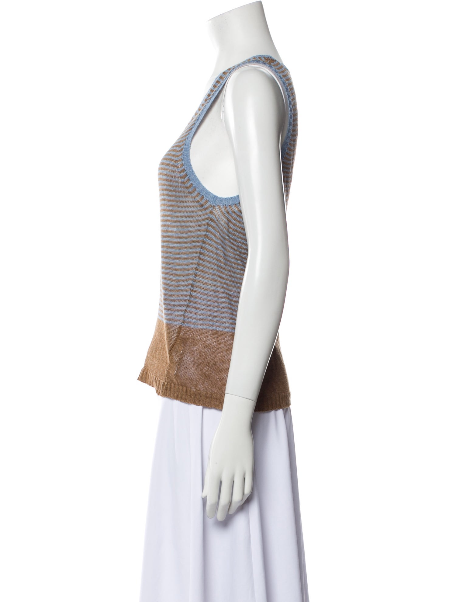 Nick Fouquet Striped Scoop Neck Sweater