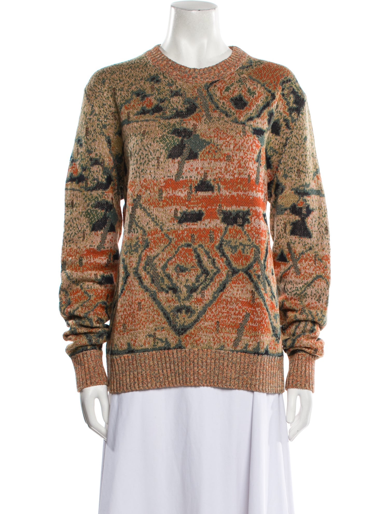 Nick Fouquet Linen Printed Sweater