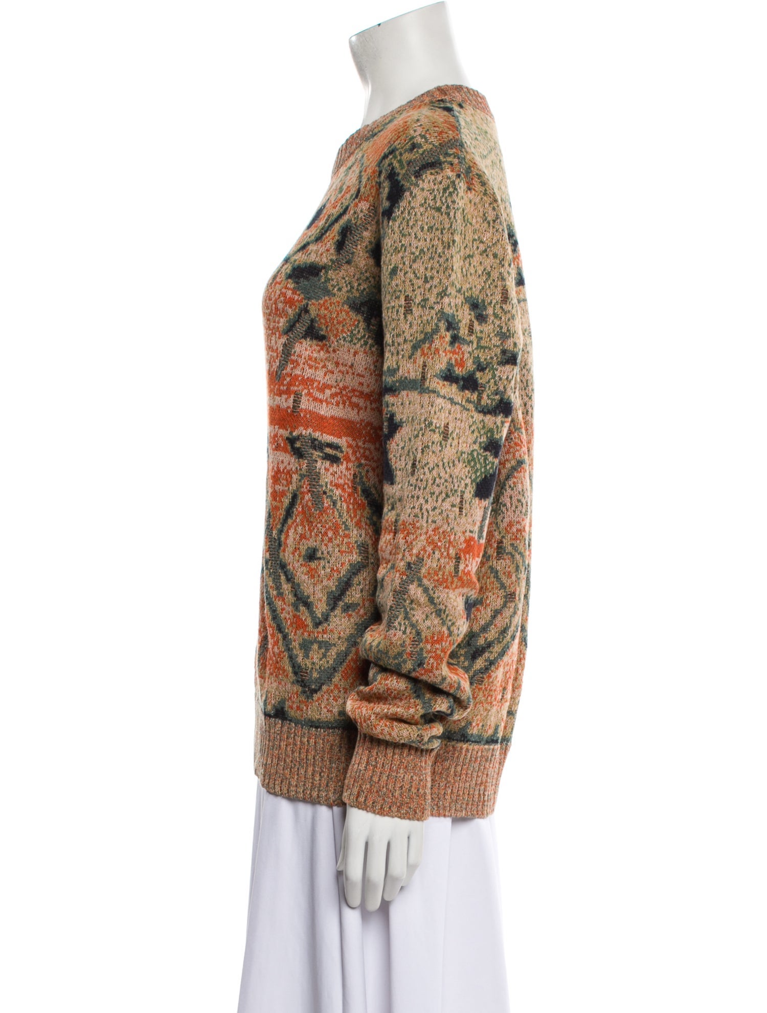 Nick Fouquet Linen Printed Sweater