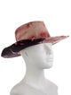 Nick Fouquet burgundy and pattern printed Hat