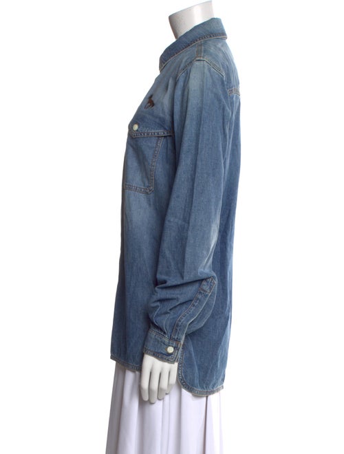 Nick Fouquet Long Sleeve Button-Up Top