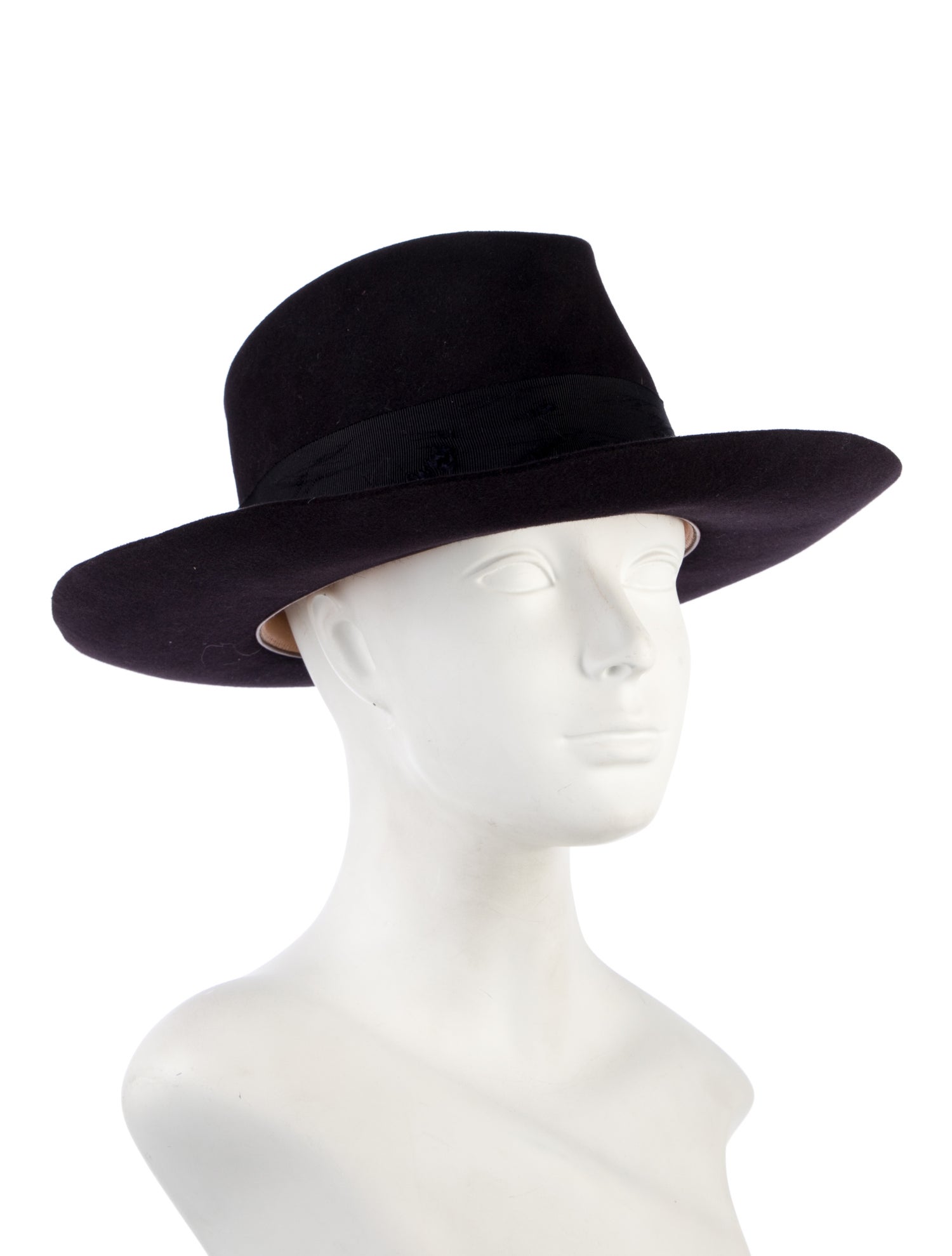 Nick Fouquet Suede Distressed Fedora Hat