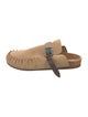 Nick Fouquet Suede Whipstitch Trim Slippers