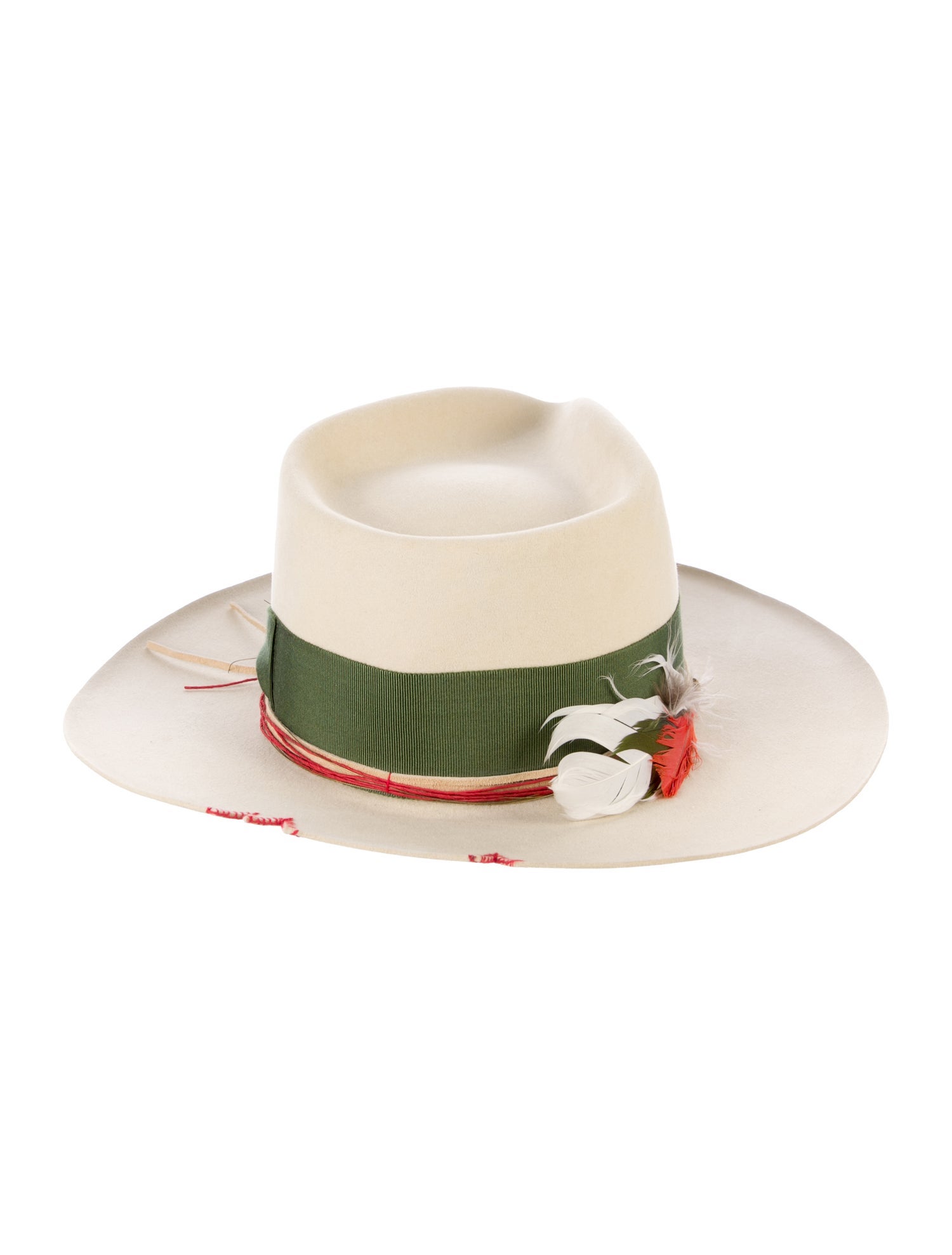 Nick Fouquet feather Accent Cowboy Hat
