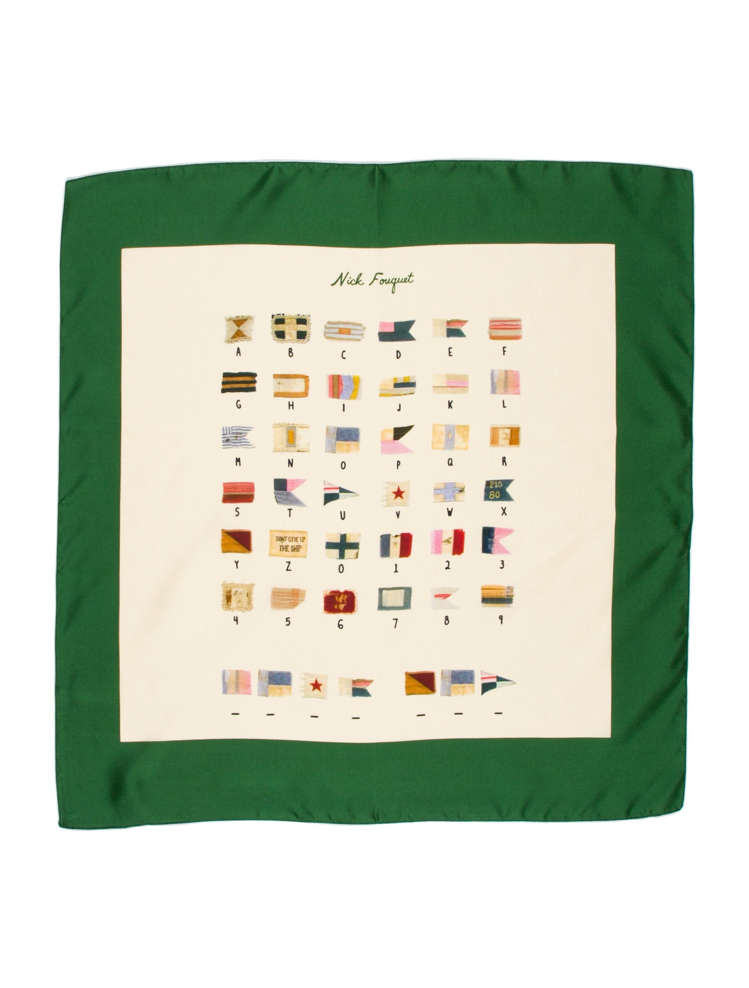 Nick Fouquet Silk Printed Scarf