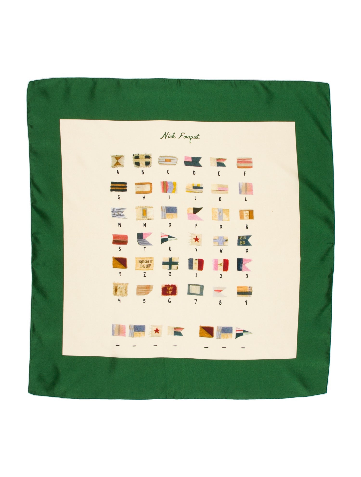 Nick Fouquet Silk Printed Scarf