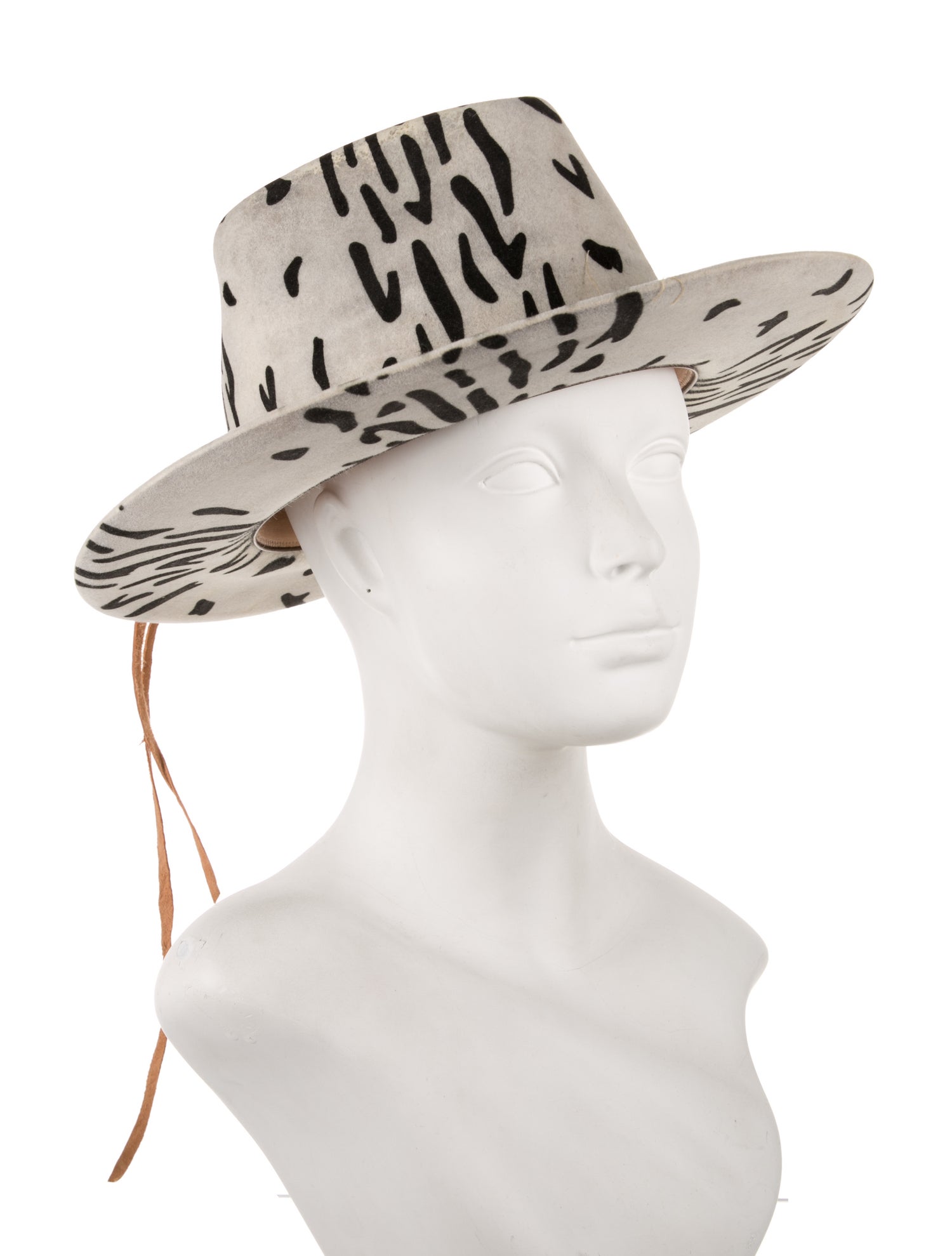 Nick Fouquet Grey Wool felt fedora hat