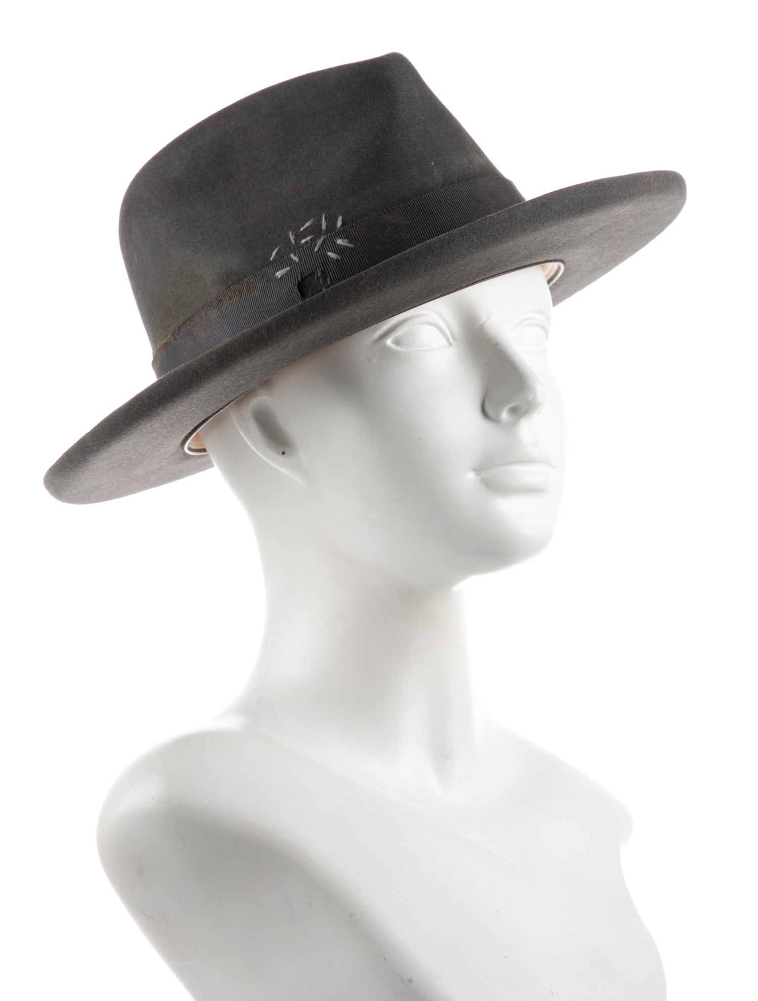 Nick Fouquet Suede Fedora Hat