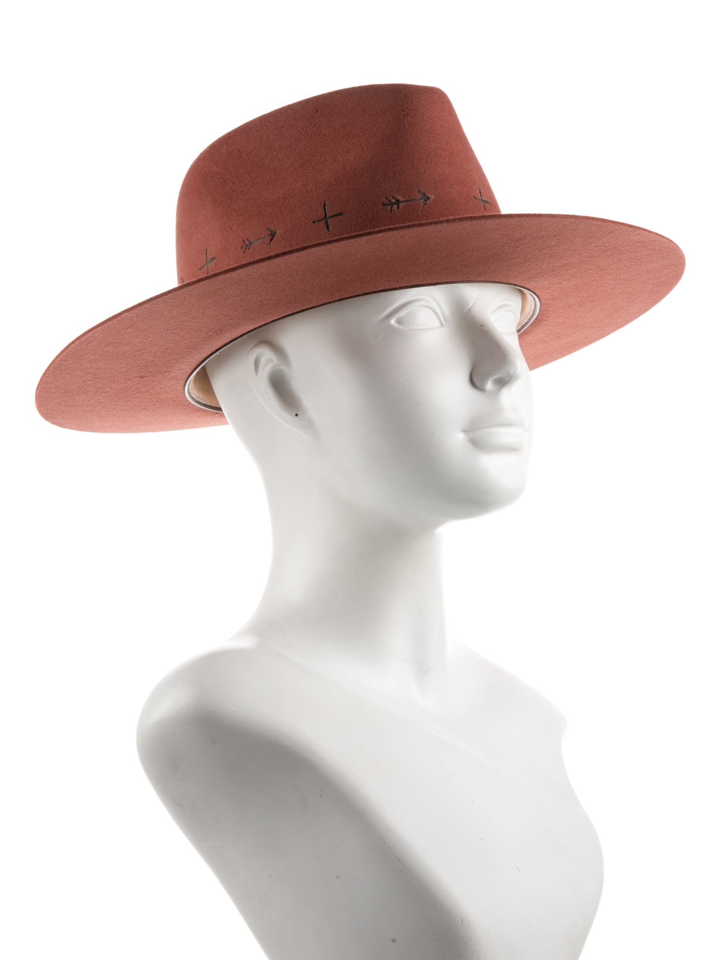 Nick Fouquet Suede Fedora Hat