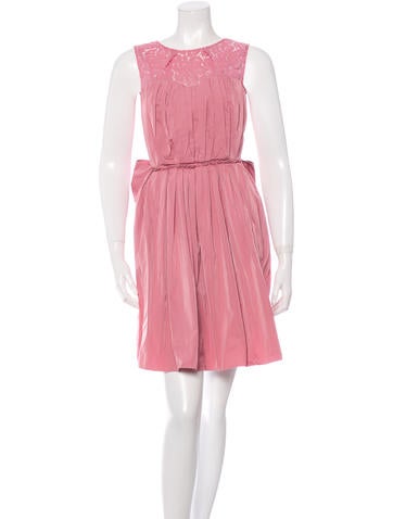 Nina Ricci Pleated Mini Dress w/ Tags