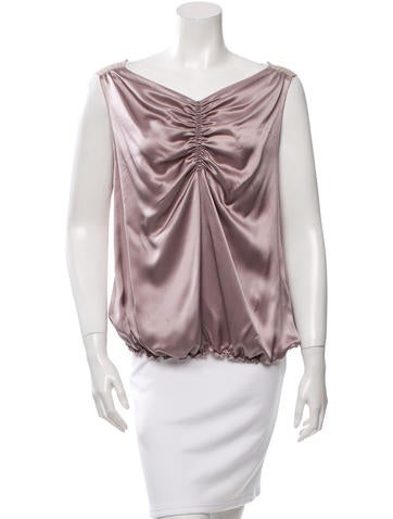 Nina Ricci Silk Sleeveless Top