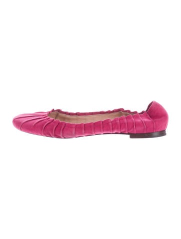 Nina Ricci Ruched Ballet Flats
