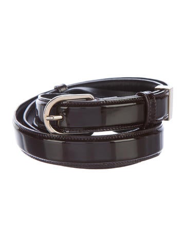 Nina Ricci Patent Leather Wrap Belt