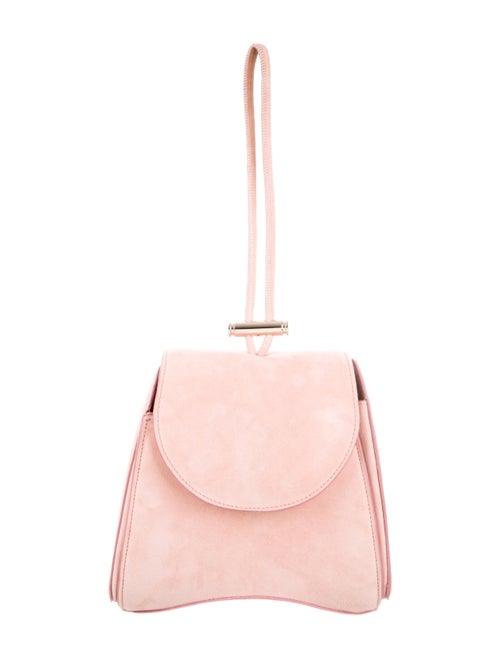 Nina Ricci Suede Shoulder Bag Pink