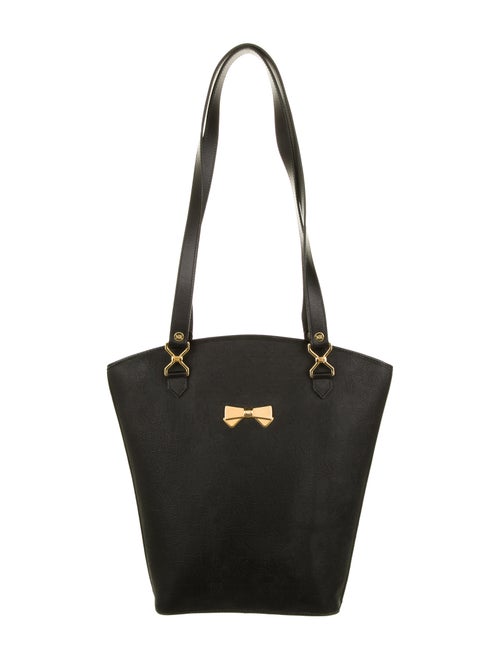 Nina Ricci Leather Handle Bag Black