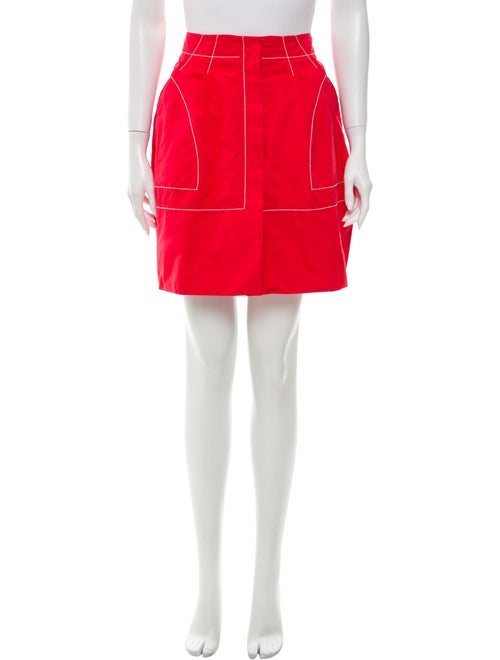 Nina Ricci Mini Skirt Red
